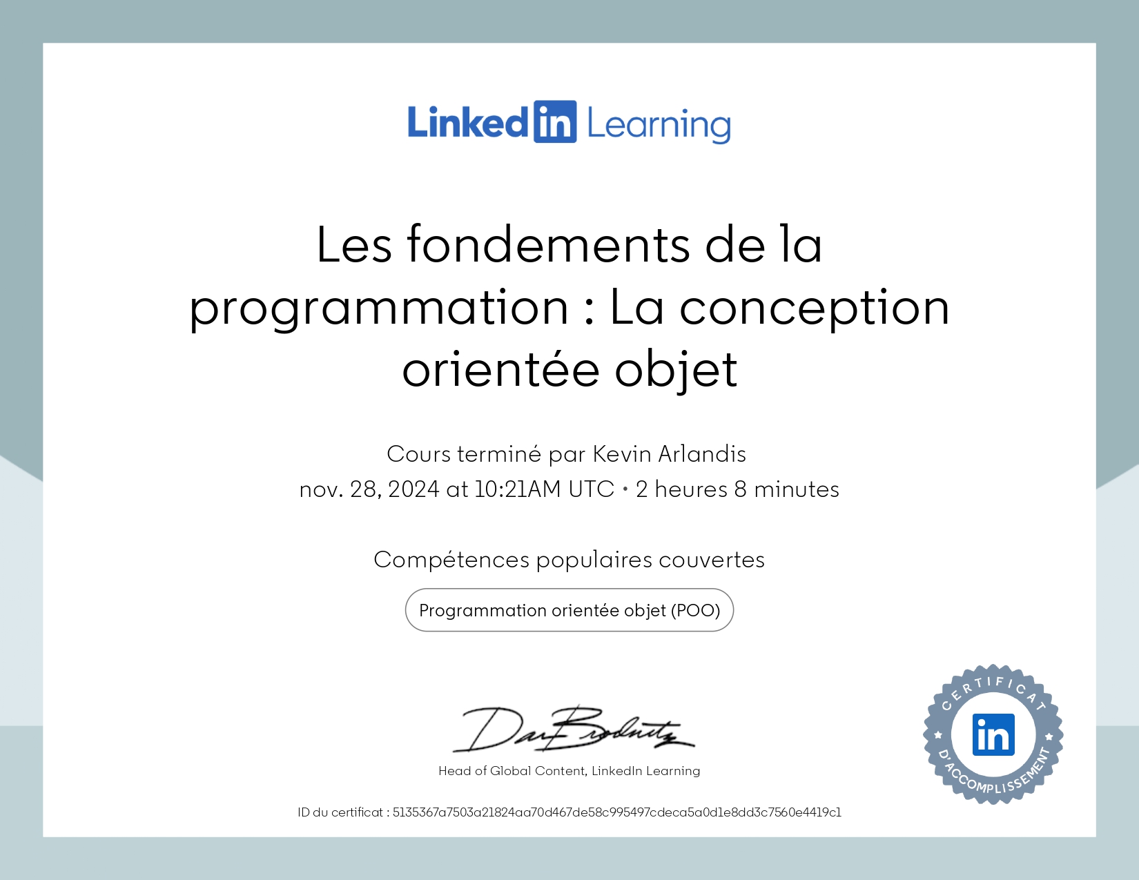 John Doe - Développeur web freelance